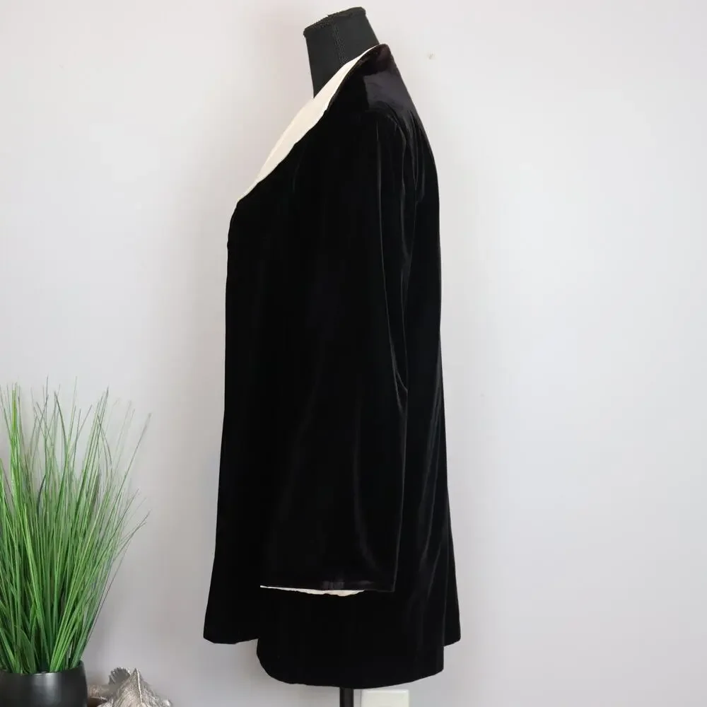 Patra Woman‎ Velvet Jacket Size S Purple